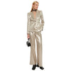 patrizia pepe - giacca metal gold