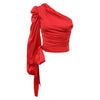 pinko - thira blusa satin stretch