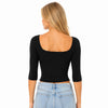 dolce & gabbana - Top cropped a maniche corte 