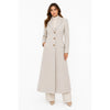 loro piana tessuto - cappotto capolavoro lungo beige
