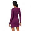 patrizia pepe - abito futuristic purple