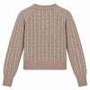 ermanno scervino - maglia strass a manica lunga