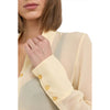 patrizia pepe - camicia seta clarity yellow