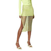 patrizia pepe - gonna a rete sunny lime