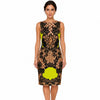 dolce & gabbana - abito floreale con pizzo