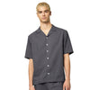 alpha studio - camicia bowling lino