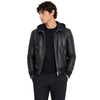 dolce & gabbana - Giacca in pelle con cappuccio