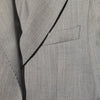 ermenegildo zegna tessuto - Completo lana gessato grigio