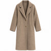 off - cappotto lungo monopetto