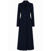 loro piana tessuto - cappotto capolavoro lungo blu