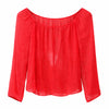 patrizia pepe - blusa hybrid rose