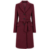 loro piana tessuto - cappotto capolavoro bordeaux