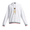 dolce & gabbana - optical white hoodie
