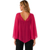 patrizia pepe - blusa rosa cherry