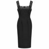 dolce & gabbana - abito in viscosa con pizzo