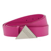 the attico - cintura in pelle fuxia