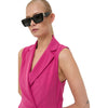patrizia pepe - abito smanicato fucsia