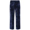 off - pantaloni in ciniglia blu