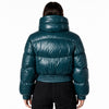 parajumpers - piumino corto verde petrolio