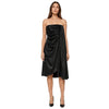 dolce & gabbana - abito nero con drappeggio