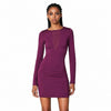 patrizia pepe - abito futuristic purple