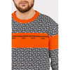 balmain - felpa stampa pattern