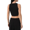 comme des fuckdown - top crop in costina nero