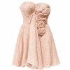 elisabetta franchi - abito rosa con fantasia floreale
