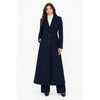 loro piana tessuto - cappotto capolavoro lungo blu