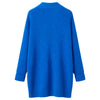 patrizia pepe - cardigan lungo maglia blu