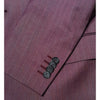 ermenegildo zegna tessuto - Completo lana gessato viola