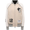 comme des fuckdown - bomber all-zip beige