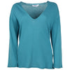 alpha studio - maglia scollo V verde