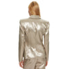patrizia pepe - giacca metal gold