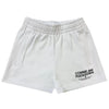 comme des fuckdown - shorts bianchi stampa logo