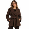 loro piana tessuto - Cappotto doppiopetto con cintura