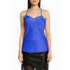 patrizia pepe - top smanicato blu