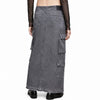 patrizia pepe - gonna grey denim