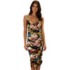 dolce & gabbana - abito drapeggiato floreale