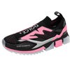 dolce & gabbana - sorrento sneakers nero rosa