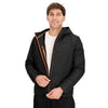 suns - aurelio velour jacket black