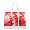 balmain - canvas open tote bag