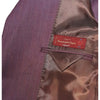 ermenegildo zegna tessuto - Completo lana gessato viola