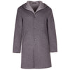 loro piana tessuto - cappotto capolavoro grigio melange