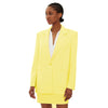 patrizia pepe - giacca dreamlike yellow