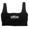 comme des fuckdown - top crop in costina