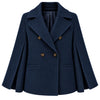 loro piana tessuto - peacoat doppiopetto taglio kimono