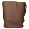 burberry - bucket leather bag md brown