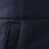 loro piana tessuto - gilet lana blu