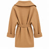 loro piana tessuto - Cappotto doppiopetto con cintura